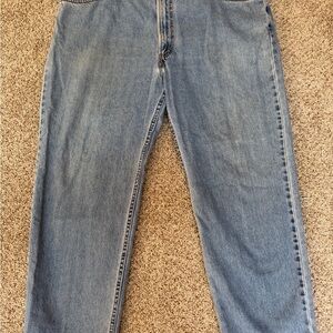 Levi's Relaxed Fit Light Blue Jeans Made in USA